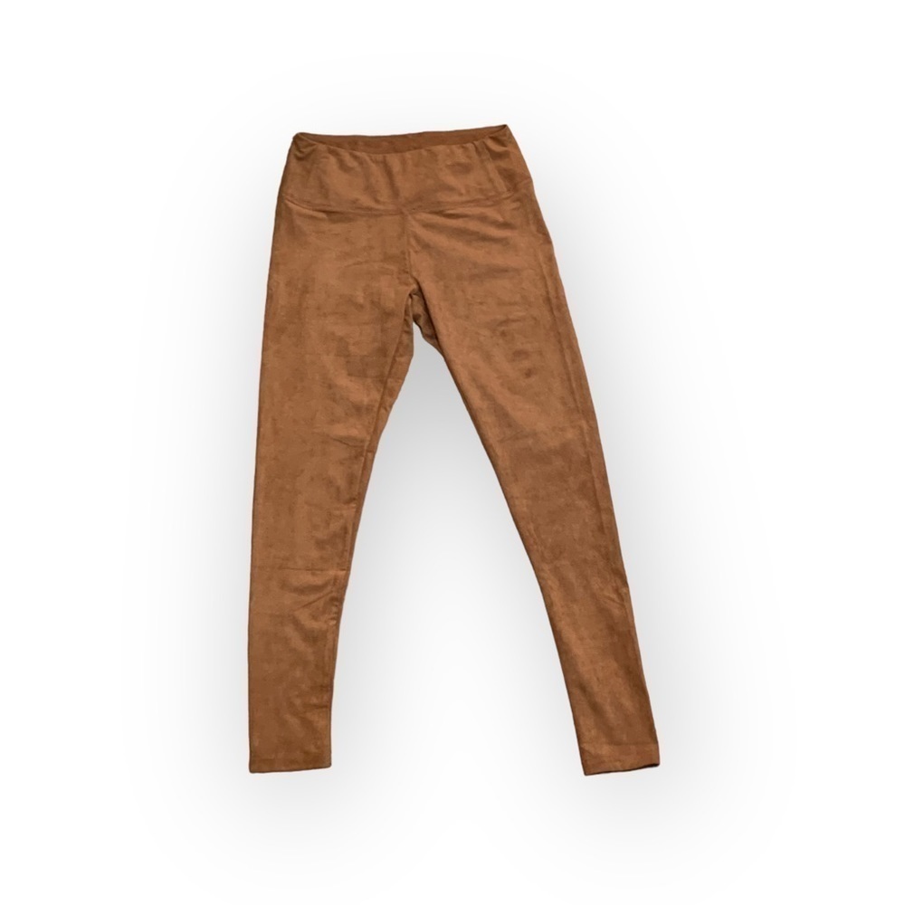 Bagatelle Brown Faux Suede High Waisted Leggings Size XS SALE